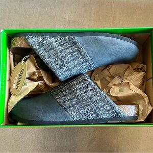 White Mountain Gray/Suede Textured Slip-On Shoes